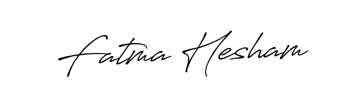 How to Draw Fatma Hesham signature style? Antro_Vectra_Bolder is a latest design signature styles for name Fatma Hesham. Fatma Hesham signature style 7 images and pictures png