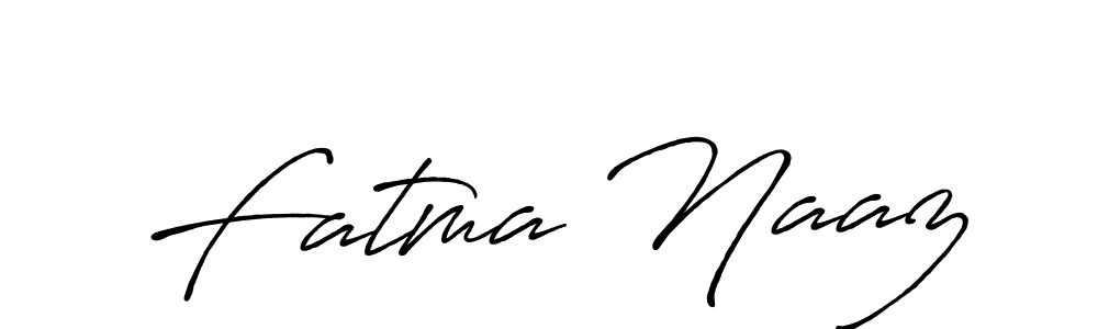 Also You can easily find your signature by using the search form. We will create Fatma Naaz name handwritten signature images for you free of cost using Antro_Vectra_Bolder sign style. Fatma Naaz signature style 7 images and pictures png