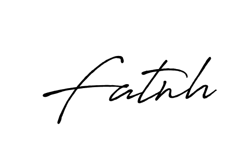 Make a beautiful signature design for name Fatnh. Use this online signature maker to create a handwritten signature for free. Fatnh signature style 7 images and pictures png