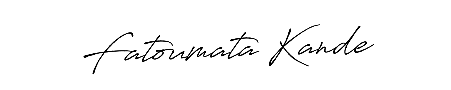 Also You can easily find your signature by using the search form. We will create Fatoumata Kande name handwritten signature images for you free of cost using Antro_Vectra_Bolder sign style. Fatoumata Kande signature style 7 images and pictures png