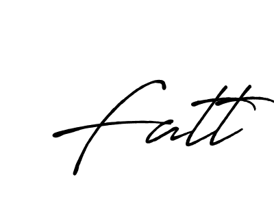 The best way (Antro_Vectra_Bolder) to make a short signature is to pick only two or three words in your name. The name Fatt include a total of six letters. For converting this name. Fatt signature style 7 images and pictures png