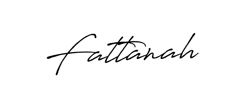 Design your own signature with our free online signature maker. With this signature software, you can create a handwritten (Antro_Vectra_Bolder) signature for name Fattanah. Fattanah signature style 7 images and pictures png