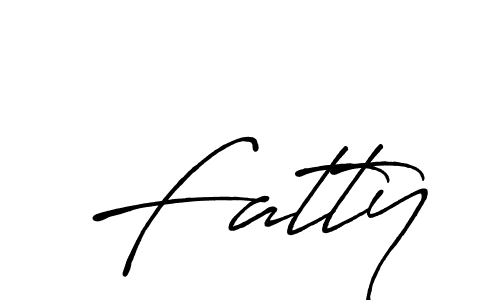 Make a beautiful signature design for name Fatty. Use this online signature maker to create a handwritten signature for free. Fatty signature style 7 images and pictures png