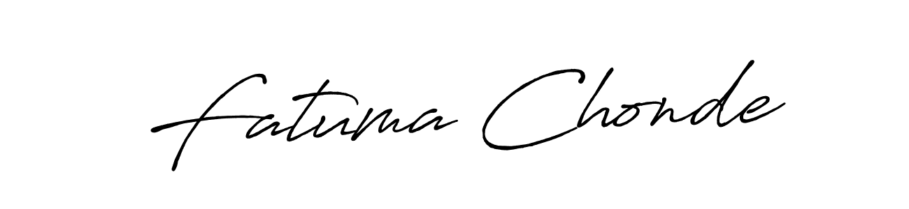 Also You can easily find your signature by using the search form. We will create Fatuma Chonde name handwritten signature images for you free of cost using Antro_Vectra_Bolder sign style. Fatuma Chonde signature style 7 images and pictures png