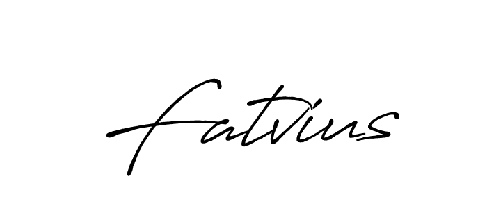 Once you've used our free online signature maker to create your best signature Antro_Vectra_Bolder style, it's time to enjoy all of the benefits that Fatvius name signing documents. Fatvius signature style 7 images and pictures png