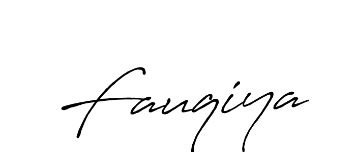 You should practise on your own different ways (Antro_Vectra_Bolder) to write your name (Fauqiya) in signature. don't let someone else do it for you. Fauqiya signature style 7 images and pictures png