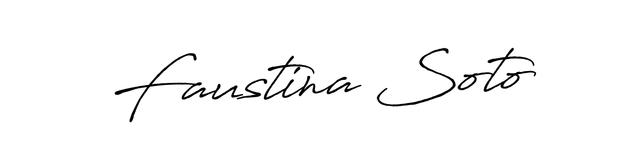 Antro_Vectra_Bolder is a professional signature style that is perfect for those who want to add a touch of class to their signature. It is also a great choice for those who want to make their signature more unique. Get Faustina Soto name to fancy signature for free. Faustina Soto signature style 7 images and pictures png