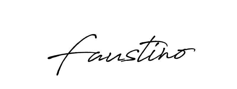 How to make Faustino signature? Antro_Vectra_Bolder is a professional autograph style. Create handwritten signature for Faustino name. Faustino signature style 7 images and pictures png