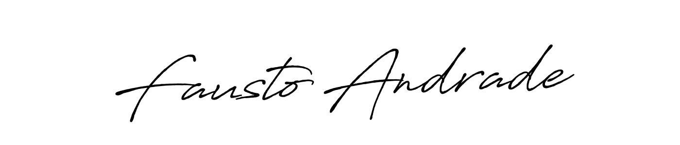 Best and Professional Signature Style for Fausto Andrade. Antro_Vectra_Bolder Best Signature Style Collection. Fausto Andrade signature style 7 images and pictures png