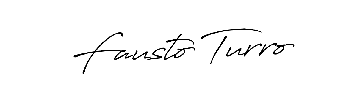 Make a beautiful signature design for name Fausto Turro. Use this online signature maker to create a handwritten signature for free. Fausto Turro signature style 7 images and pictures png