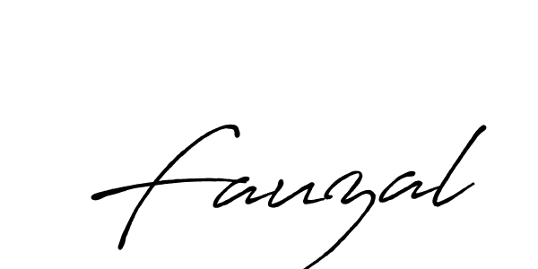 Create a beautiful signature design for name Fauzal. With this signature (Antro_Vectra_Bolder) fonts, you can make a handwritten signature for free. Fauzal signature style 7 images and pictures png