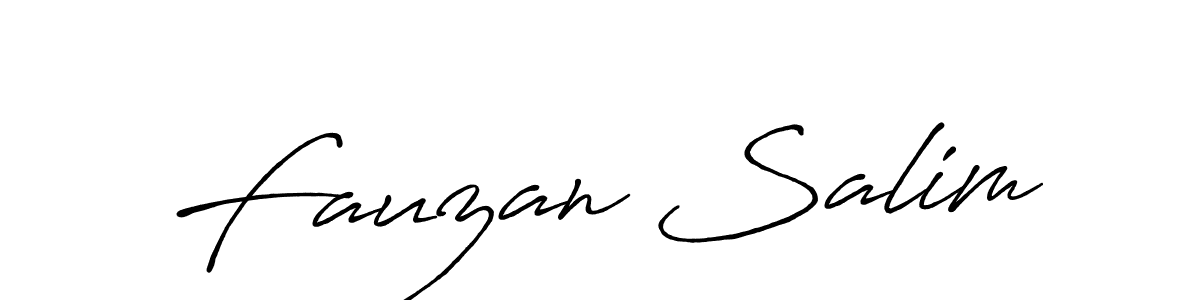 How to Draw Fauzan Salim signature style? Antro_Vectra_Bolder is a latest design signature styles for name Fauzan Salim. Fauzan Salim signature style 7 images and pictures png