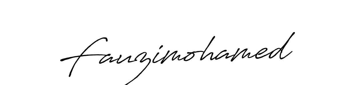 Make a beautiful signature design for name Fauzimohamed. Use this online signature maker to create a handwritten signature for free. Fauzimohamed signature style 7 images and pictures png