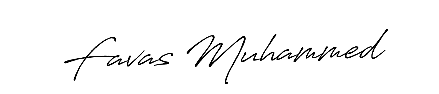 Favas Muhammed stylish signature style. Best Handwritten Sign (Antro_Vectra_Bolder) for my name. Handwritten Signature Collection Ideas for my name Favas Muhammed. Favas Muhammed signature style 7 images and pictures png