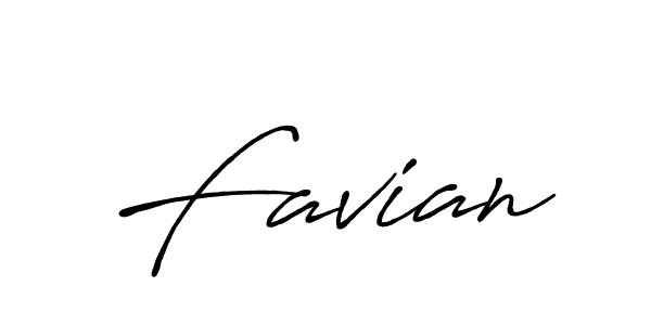 Also we have Favian name is the best signature style. Create professional handwritten signature collection using Antro_Vectra_Bolder autograph style. Favian signature style 7 images and pictures png