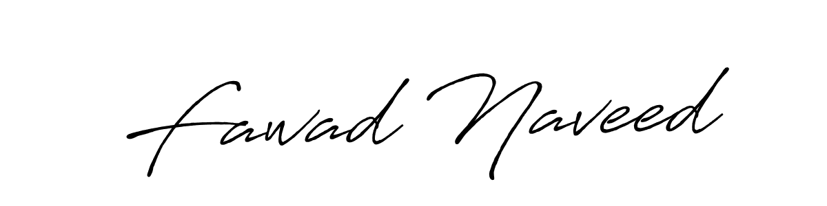 How to make Fawad Naveed signature? Antro_Vectra_Bolder is a professional autograph style. Create handwritten signature for Fawad Naveed name. Fawad Naveed signature style 7 images and pictures png