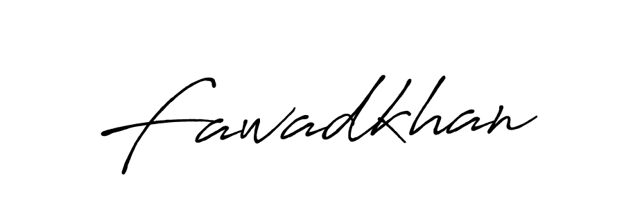 Create a beautiful signature design for name Fawadkhan. With this signature (Antro_Vectra_Bolder) fonts, you can make a handwritten signature for free. Fawadkhan signature style 7 images and pictures png