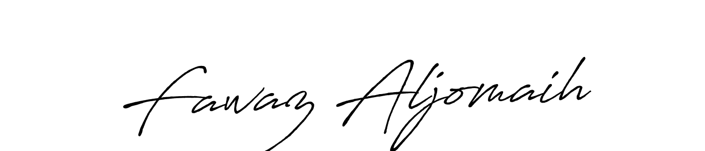 Make a short Fawaz Aljomaih signature style. Manage your documents anywhere anytime using Antro_Vectra_Bolder. Create and add eSignatures, submit forms, share and send files easily. Fawaz Aljomaih signature style 7 images and pictures png