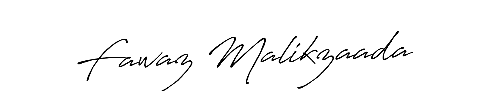 Use a signature maker to create a handwritten signature online. With this signature software, you can design (Antro_Vectra_Bolder) your own signature for name Fawaz Malikzaada. Fawaz Malikzaada signature style 7 images and pictures png