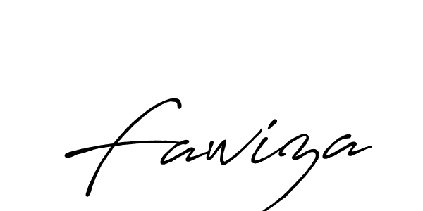 Design your own signature with our free online signature maker. With this signature software, you can create a handwritten (Antro_Vectra_Bolder) signature for name Fawiza. Fawiza signature style 7 images and pictures png