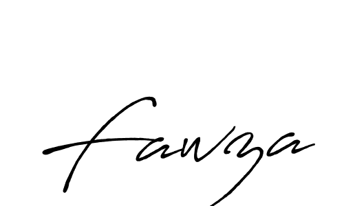 How to make Fawza signature? Antro_Vectra_Bolder is a professional autograph style. Create handwritten signature for Fawza name. Fawza signature style 7 images and pictures png