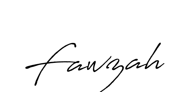 Create a beautiful signature design for name Fawzah. With this signature (Antro_Vectra_Bolder) fonts, you can make a handwritten signature for free. Fawzah signature style 7 images and pictures png