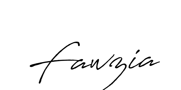 Design your own signature with our free online signature maker. With this signature software, you can create a handwritten (Antro_Vectra_Bolder) signature for name Fawzia. Fawzia signature style 7 images and pictures png