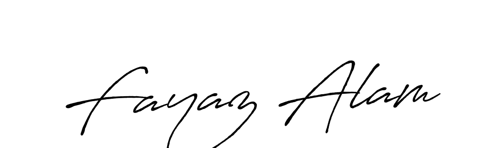 Use a signature maker to create a handwritten signature online. With this signature software, you can design (Antro_Vectra_Bolder) your own signature for name Fayaz Alam. Fayaz Alam signature style 7 images and pictures png