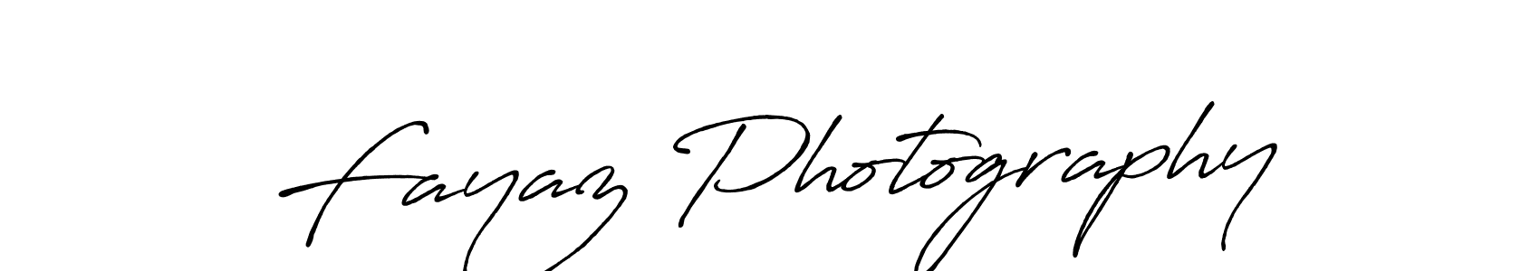 Use a signature maker to create a handwritten signature online. With this signature software, you can design (Antro_Vectra_Bolder) your own signature for name Fayaz Photography. Fayaz Photography signature style 7 images and pictures png