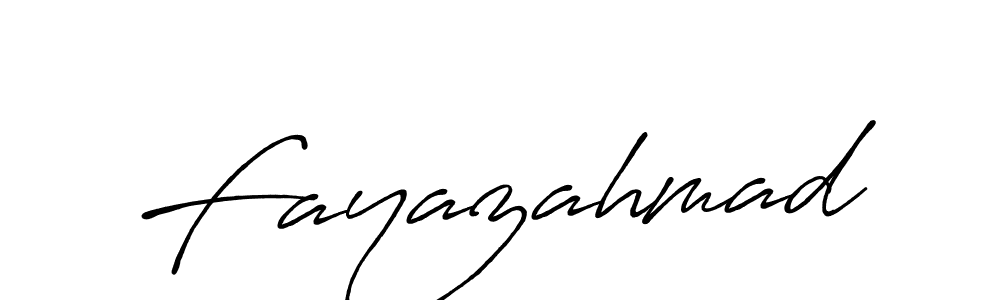 Use a signature maker to create a handwritten signature online. With this signature software, you can design (Antro_Vectra_Bolder) your own signature for name Fayazahmad. Fayazahmad signature style 7 images and pictures png