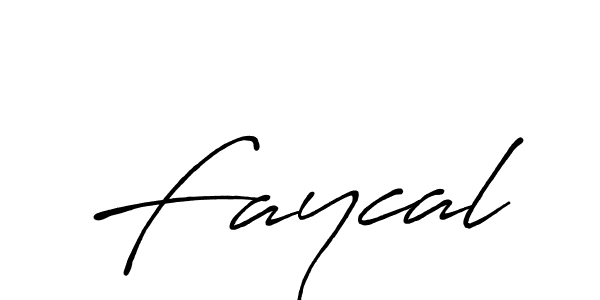 Create a beautiful signature design for name Faycal. With this signature (Antro_Vectra_Bolder) fonts, you can make a handwritten signature for free. Faycal signature style 7 images and pictures png