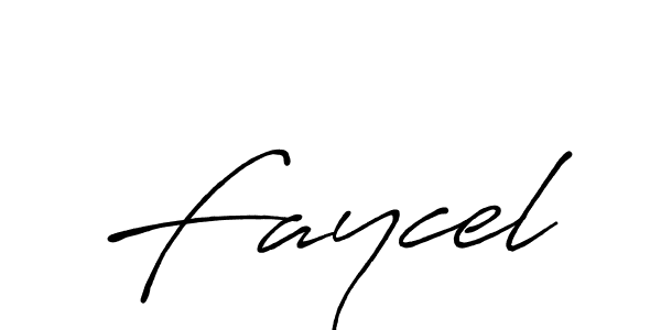 How to make Faycel signature? Antro_Vectra_Bolder is a professional autograph style. Create handwritten signature for Faycel name. Faycel signature style 7 images and pictures png