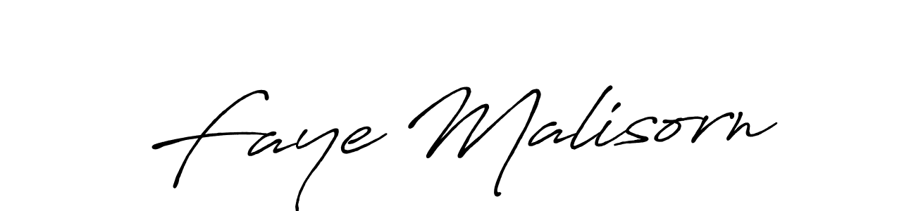 Use a signature maker to create a handwritten signature online. With this signature software, you can design (Antro_Vectra_Bolder) your own signature for name Faye Malisorn. Faye Malisorn signature style 7 images and pictures png