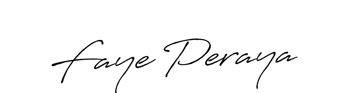 Faye Peraya stylish signature style. Best Handwritten Sign (Antro_Vectra_Bolder) for my name. Handwritten Signature Collection Ideas for my name Faye Peraya. Faye Peraya signature style 7 images and pictures png