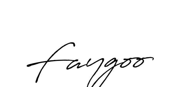 Faygoo stylish signature style. Best Handwritten Sign (Antro_Vectra_Bolder) for my name. Handwritten Signature Collection Ideas for my name Faygoo. Faygoo signature style 7 images and pictures png