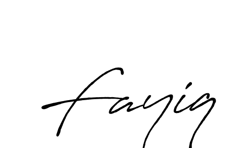 The best way (Antro_Vectra_Bolder) to make a short signature is to pick only two or three words in your name. The name Fayiq include a total of six letters. For converting this name. Fayiq signature style 7 images and pictures png