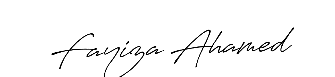 if you are searching for the best signature style for your name Fayiza Ahamed. so please give up your signature search. here we have designed multiple signature styles  using Antro_Vectra_Bolder. Fayiza Ahamed signature style 7 images and pictures png