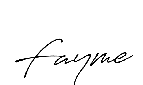 Fayme stylish signature style. Best Handwritten Sign (Antro_Vectra_Bolder) for my name. Handwritten Signature Collection Ideas for my name Fayme. Fayme signature style 7 images and pictures png