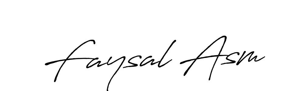 Design your own signature with our free online signature maker. With this signature software, you can create a handwritten (Antro_Vectra_Bolder) signature for name Faysal Asm. Faysal Asm signature style 7 images and pictures png