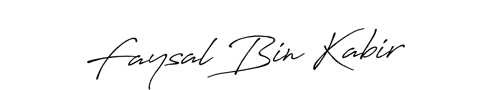 How to make Faysal Bin Kabir signature? Antro_Vectra_Bolder is a professional autograph style. Create handwritten signature for Faysal Bin Kabir name. Faysal Bin Kabir signature style 7 images and pictures png