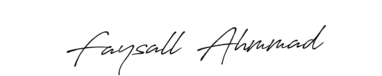 Antro_Vectra_Bolder is a professional signature style that is perfect for those who want to add a touch of class to their signature. It is also a great choice for those who want to make their signature more unique. Get Faysall  Ahmmad name to fancy signature for free. Faysall  Ahmmad signature style 7 images and pictures png