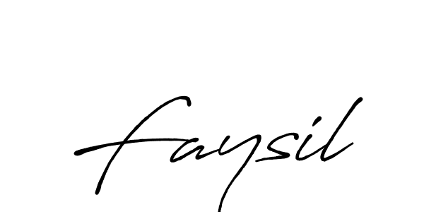 Use a signature maker to create a handwritten signature online. With this signature software, you can design (Antro_Vectra_Bolder) your own signature for name Faysil. Faysil signature style 7 images and pictures png