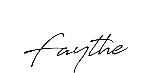 How to make Faythe signature? Antro_Vectra_Bolder is a professional autograph style. Create handwritten signature for Faythe name. Faythe signature style 7 images and pictures png