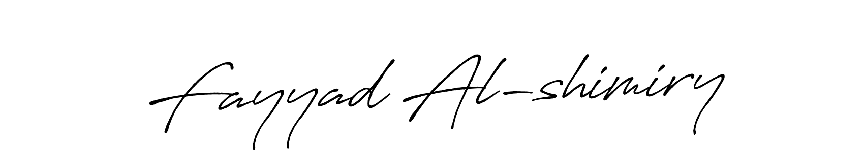 Create a beautiful signature design for name Fayyad Al-shimiry. With this signature (Antro_Vectra_Bolder) fonts, you can make a handwritten signature for free. Fayyad Al-shimiry signature style 7 images and pictures png