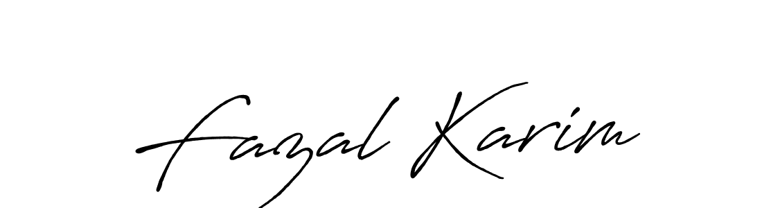 How to make Fazal Karim signature? Antro_Vectra_Bolder is a professional autograph style. Create handwritten signature for Fazal Karim name. Fazal Karim signature style 7 images and pictures png