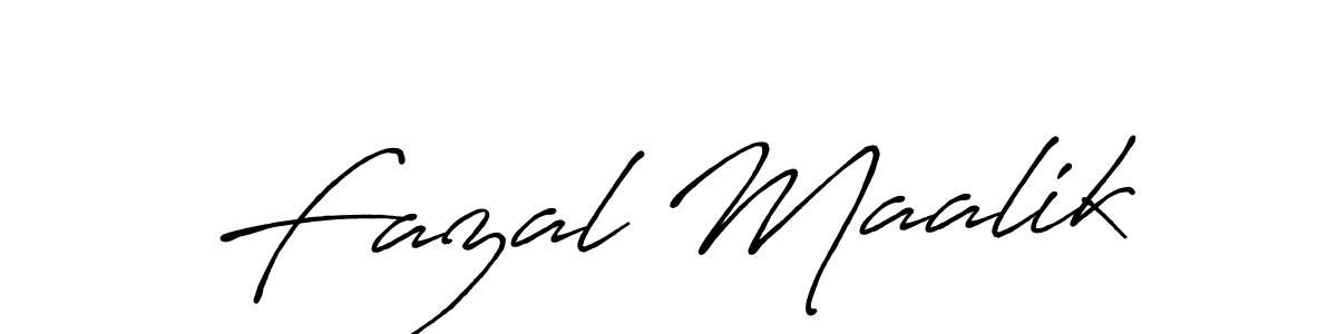 How to make Fazal Maalik name signature. Use Antro_Vectra_Bolder style for creating short signs online. This is the latest handwritten sign. Fazal Maalik signature style 7 images and pictures png