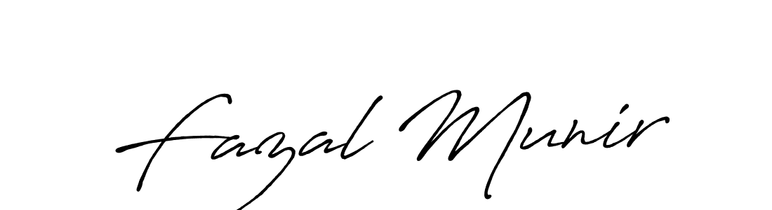 Make a short Fazal Munir signature style. Manage your documents anywhere anytime using Antro_Vectra_Bolder. Create and add eSignatures, submit forms, share and send files easily. Fazal Munir signature style 7 images and pictures png