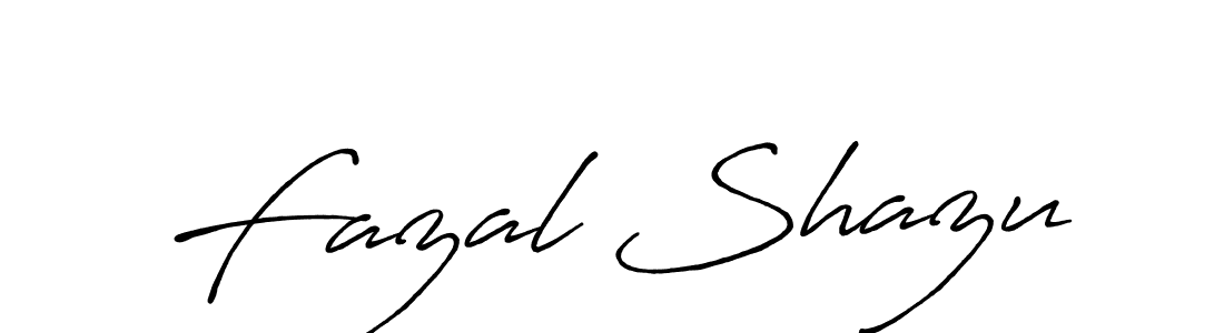 Also You can easily find your signature by using the search form. We will create Fazal Shazu name handwritten signature images for you free of cost using Antro_Vectra_Bolder sign style. Fazal Shazu signature style 7 images and pictures png