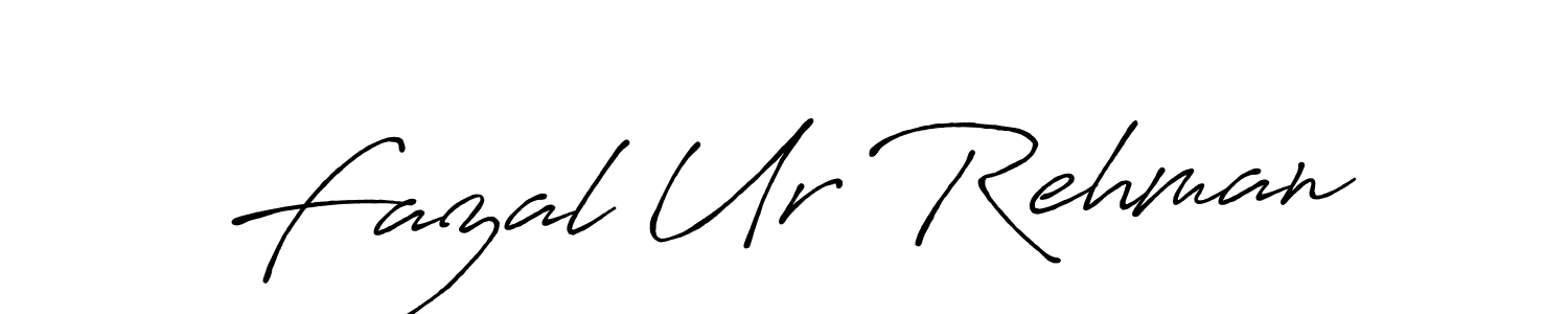 Create a beautiful signature design for name Fazal Ur Rehman. With this signature (Antro_Vectra_Bolder) fonts, you can make a handwritten signature for free. Fazal Ur Rehman signature style 7 images and pictures png