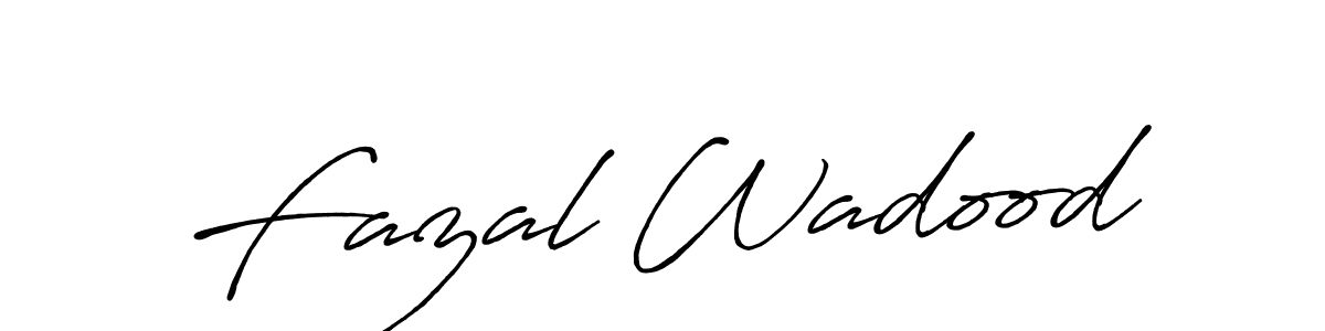 How to make Fazal Wadood signature? Antro_Vectra_Bolder is a professional autograph style. Create handwritten signature for Fazal Wadood name. Fazal Wadood signature style 7 images and pictures png